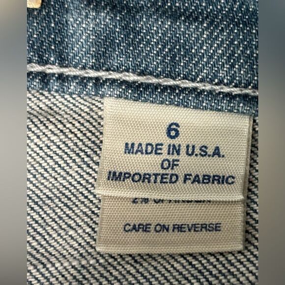 Vtg Y2K Frankie B Jeans Women's 6 Blue Denim Butterfly Low Rise Flared Leg - Picture 9 of 11